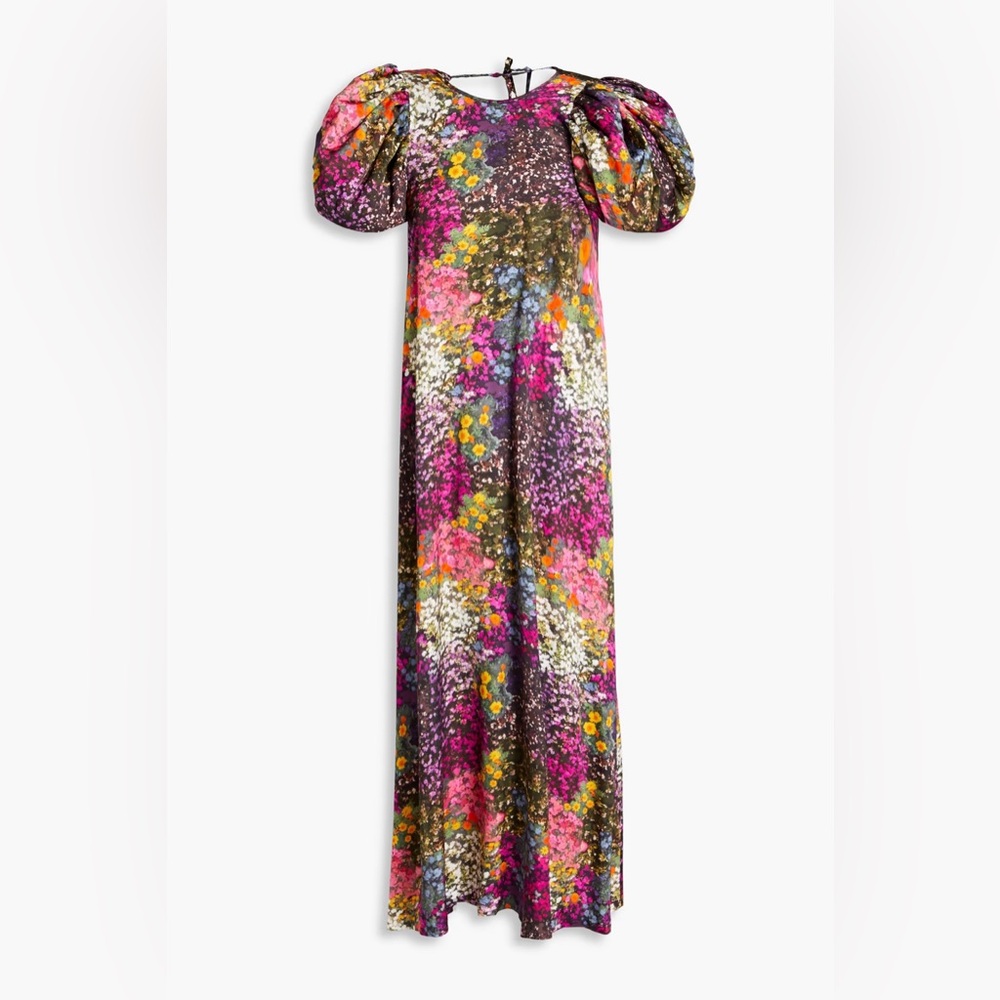 Rotate Floral Multicolor Maxi Dress